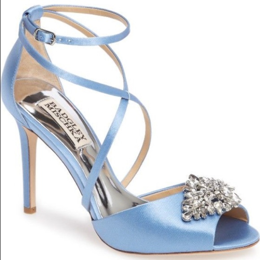 Badgley Mischka Tatum Strappy Satin Sandals
